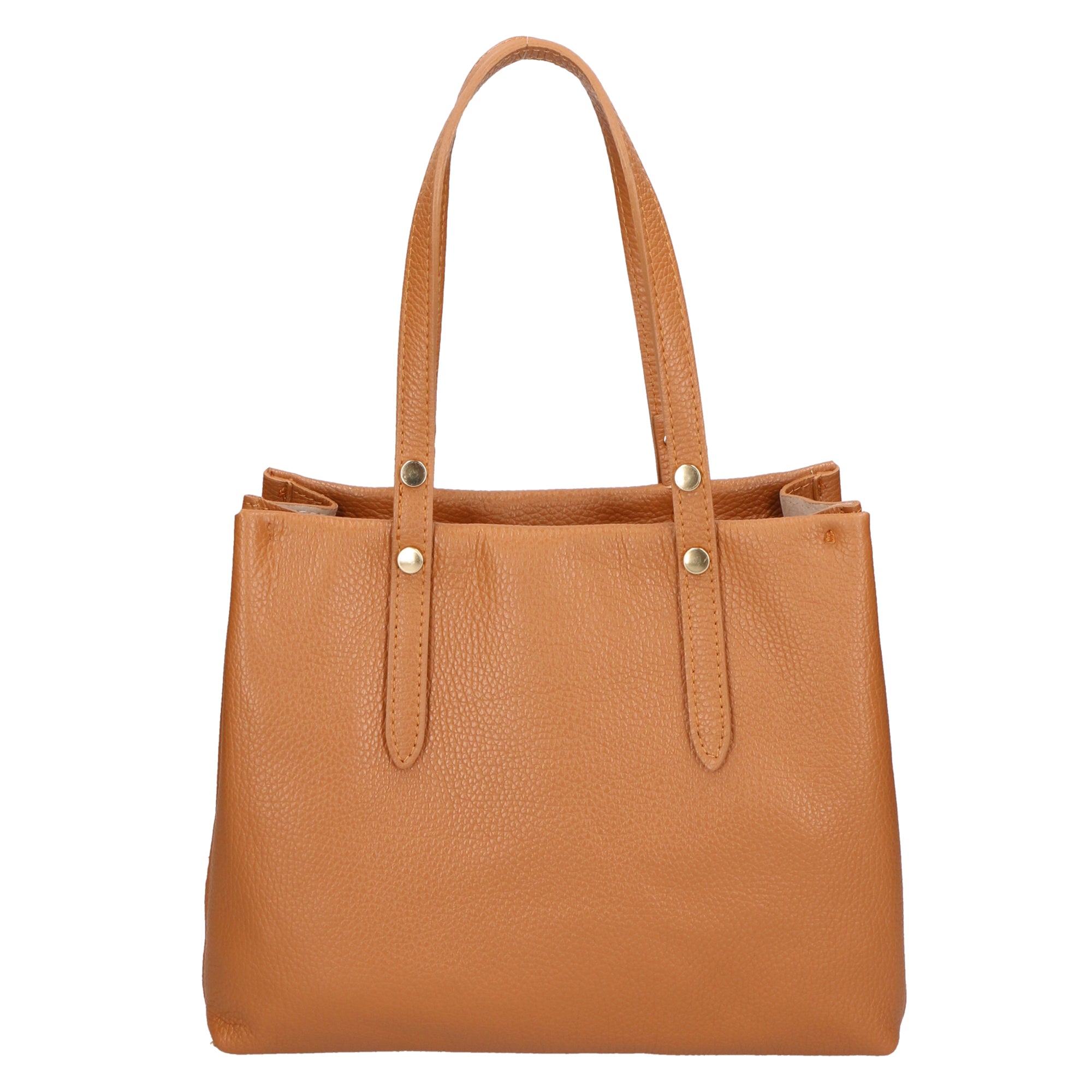 Iris Borsa a spalla da donna 100% pelle 06245-D44 CUOIO COGNAC Gave Lux