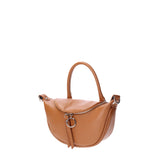 Mae Borsa a mano da donna Vera pelle 07142-D44 CUOIO Viola Castellani