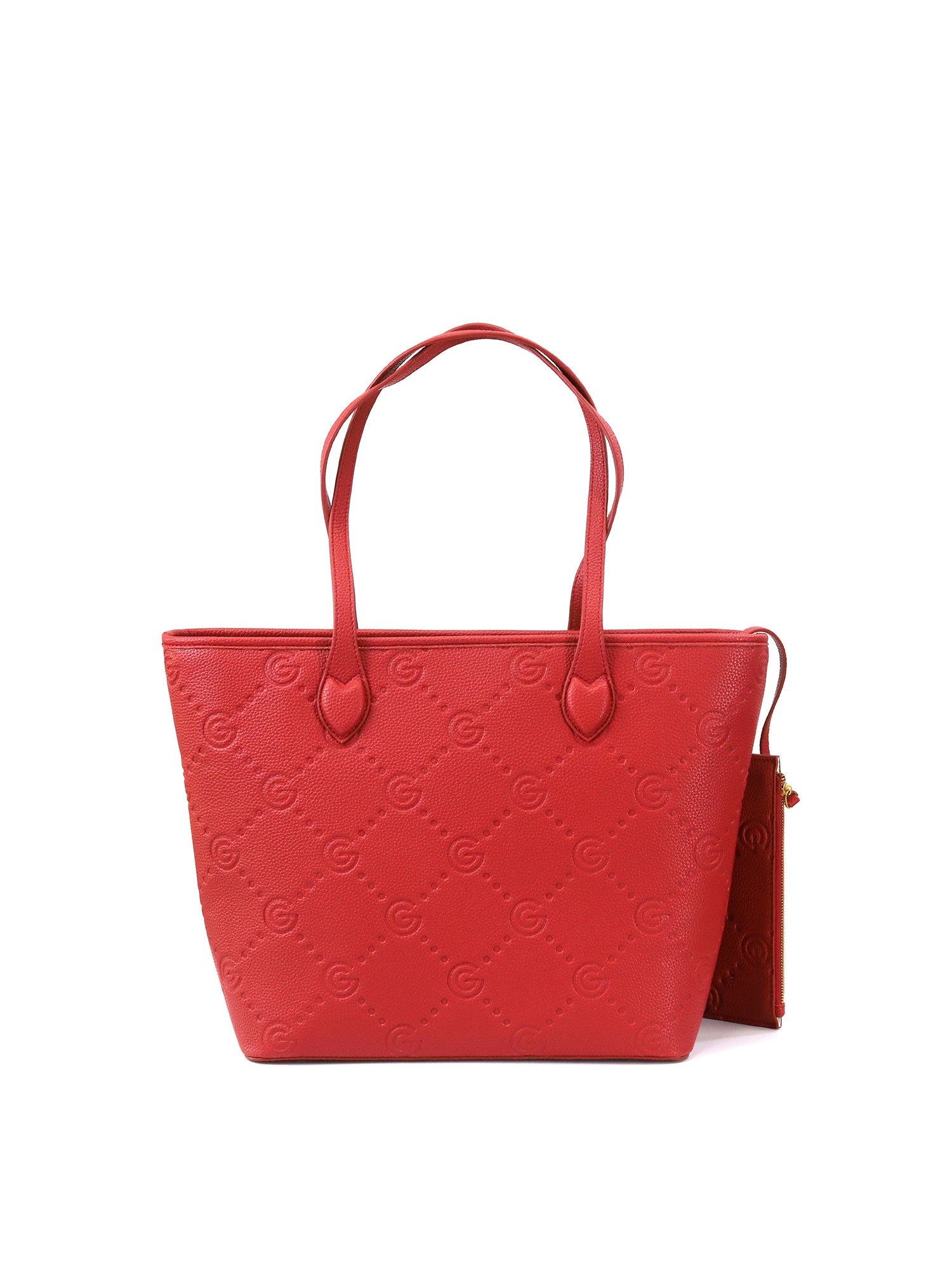 Borsa a spalla da donna 100% pelle vegana PU GGB023RED Gabriella G Firenze