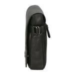 Borsa a tracolla da uomo 100% vera pelle HILB-3200-NERO Hill Burry