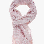Cotone e Seta L2020-ROSA Foulard unisex Soraya Gave Lux