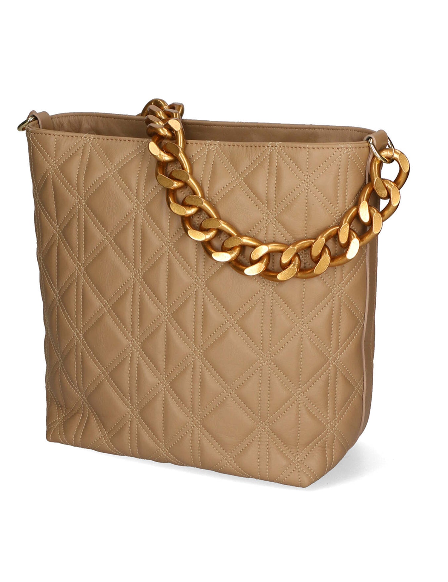 Adra Borsa a spalla da donna Vera pelle 04538-S05 TAUPE CHIARO Gave Lux