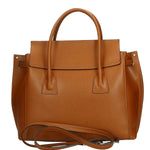 Dayana Borsa a mano da donna Vera pelle 7705-P 608 CUOIO SCURO DARK COGNAC Gave Lux