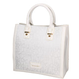 Oriana Chic Borsa a mano da donna 100% poliestere B16865-BIANCO Braccialini
