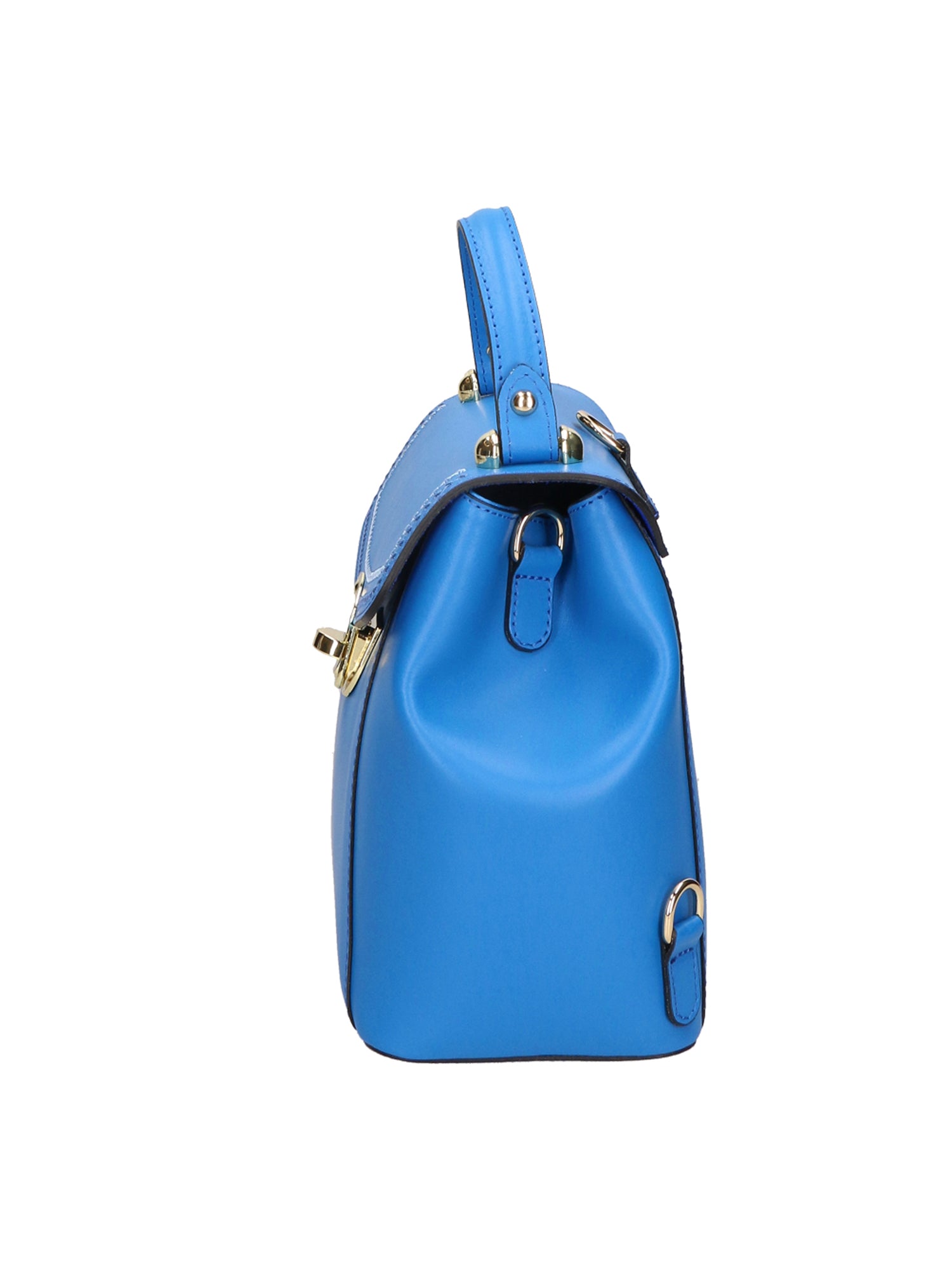 Giuditta Borsa a mano da donna 100% pelle 05937-L222 BLU ASTER Gave Lux