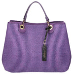 Borsa a mano da donna Paglia & Pelle MYB-05168-SS-307+D45 VIOLA My Best Bag