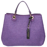 Borsa a mano da donna Paglia & Pelle MYB-05168-SS-307+D45 VIOLA My Best Bag