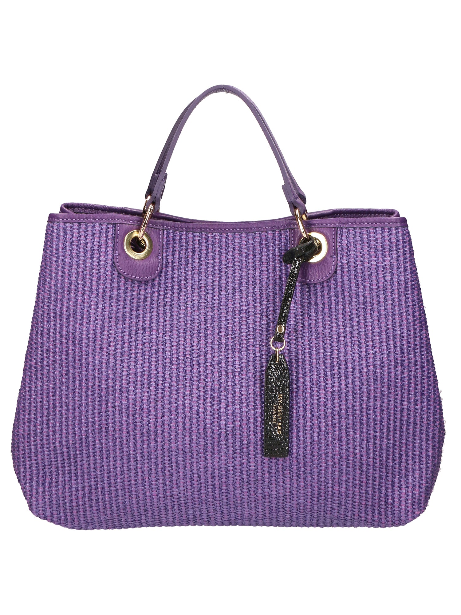 Borsa a mano da donna Paglia & Pelle MYB-05168-SS-307+D45 VIOLA My Best Bag