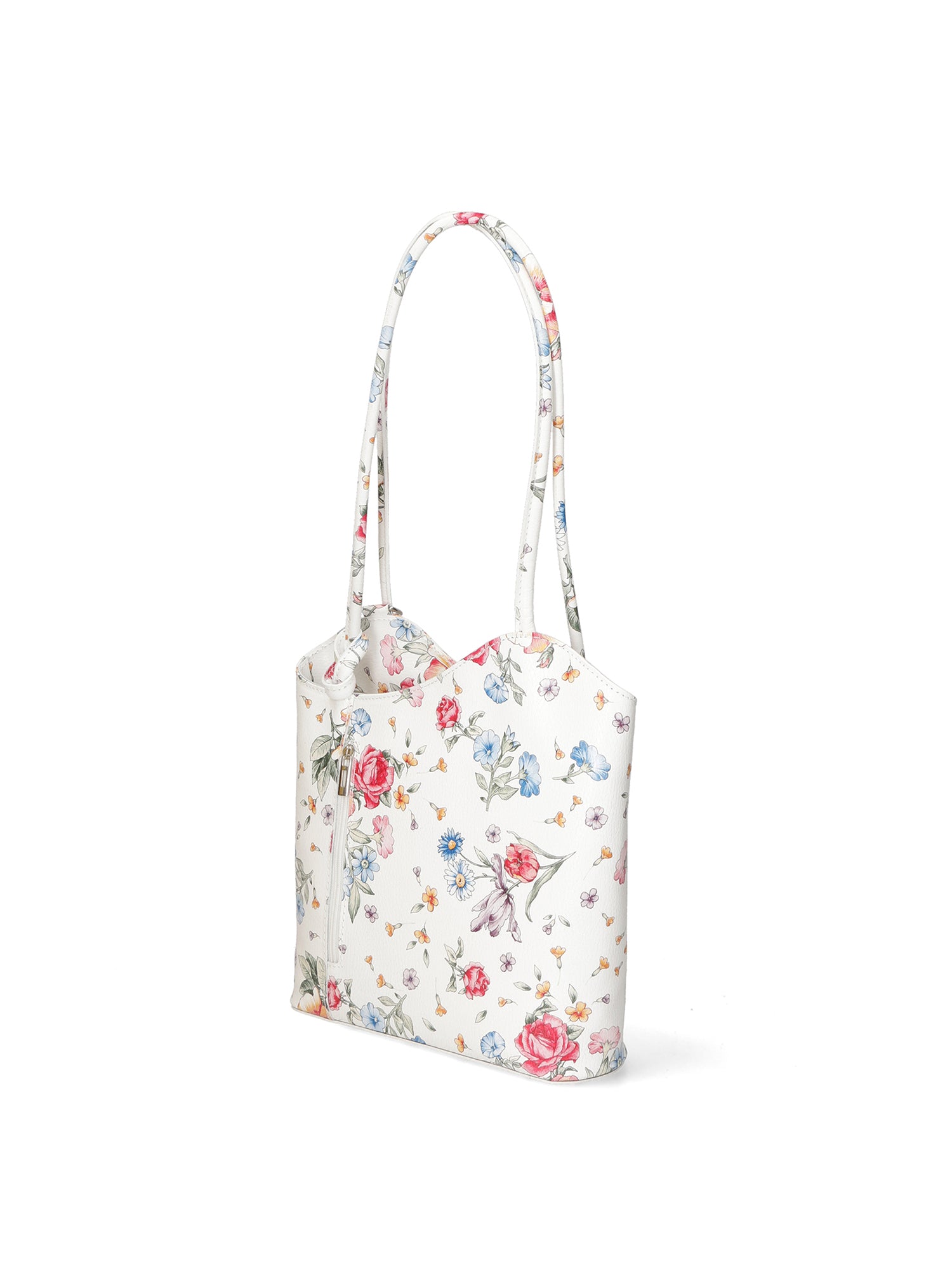 Elsa Borsa a spalla da donna Vera pelle 80056-BIANCO WHITE Gave Lux