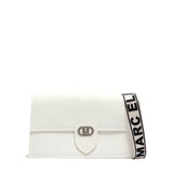 Borsa a mano da donna 100% Pvc FLAT ROOD M-WHITE + OFF SILVER Marc Ellis
