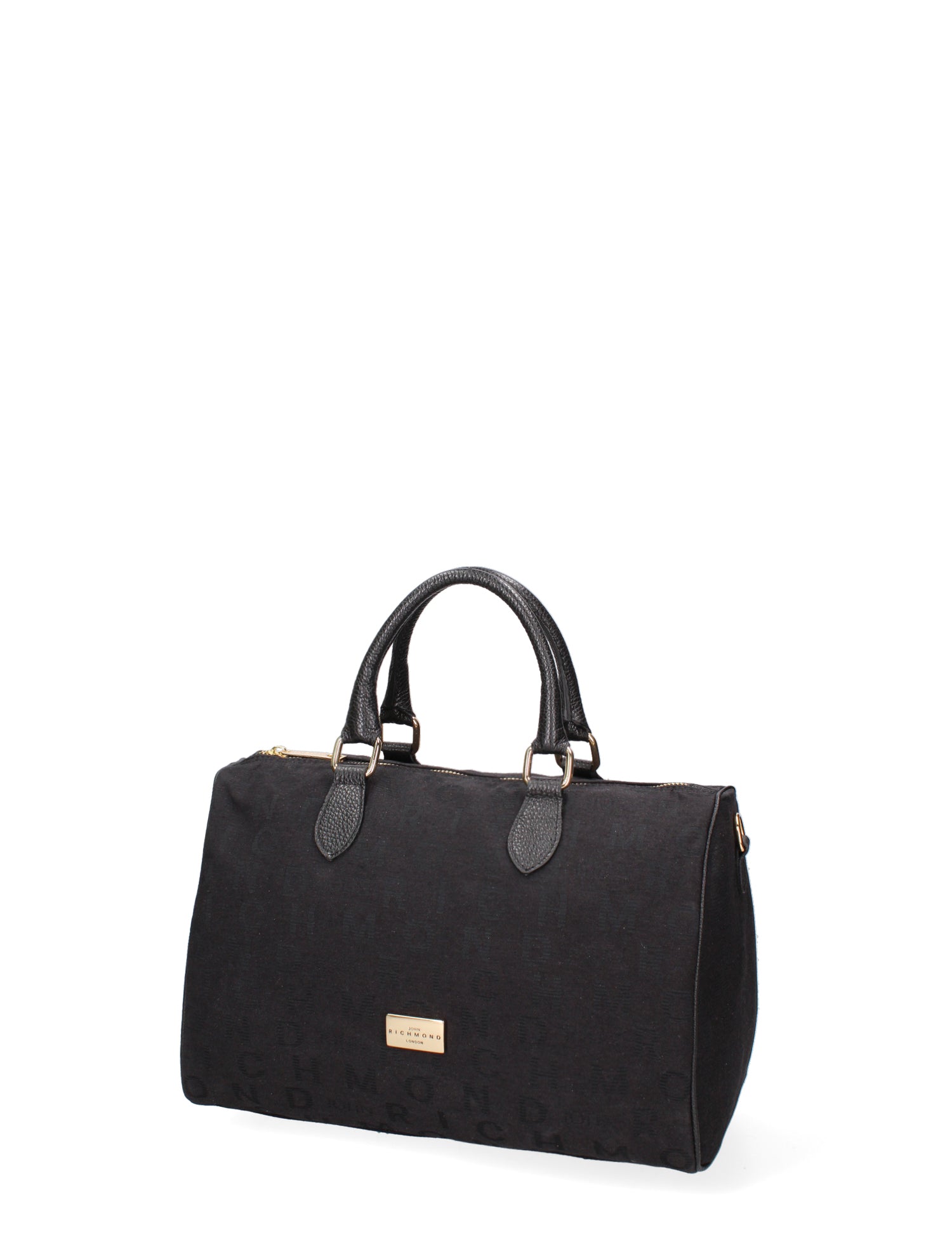 Borsa a mano da donna 100% vera pelle JR-W-1161-TP-BLACK + GOLD John Richmond