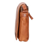 Borsa a tracolla unisex vera pelle 100% pelle SN5862247-TAN Santini Firenze