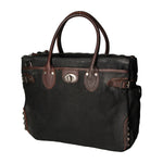 Melissa Borsa a tracolla unisex Canvas e pelle ZG3001-NERO BLACK Gave Lux