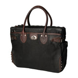 Melissa Borsa a tracolla unisex Canvas e pelle ZG3001-NERO BLACK Gave Lux