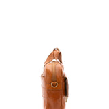 Borsa a mano unisex in vera pelle Made in Italy 4575-MIELE Alessia Firenze