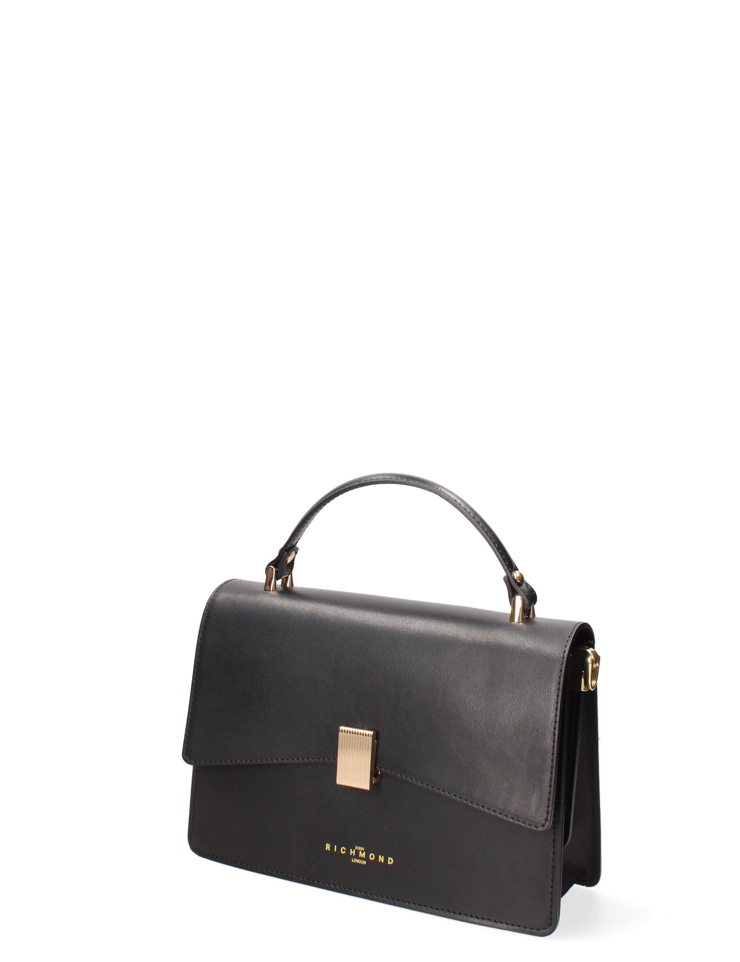 Borsa a tracolla da donna Vera pelle JR-W-1103BX-BLACK-GOLD John Richmond