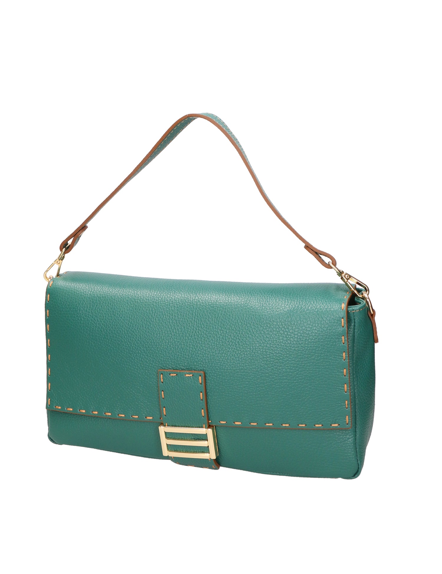 Walda Borsa a spalla da donna Vera pelle 06868-D91 PAVONE Gave Lux