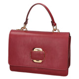 Borsa a mano da donna 100% pelle Nappa MYB-8034-FW-S34 BORGOGNA My Best Bag