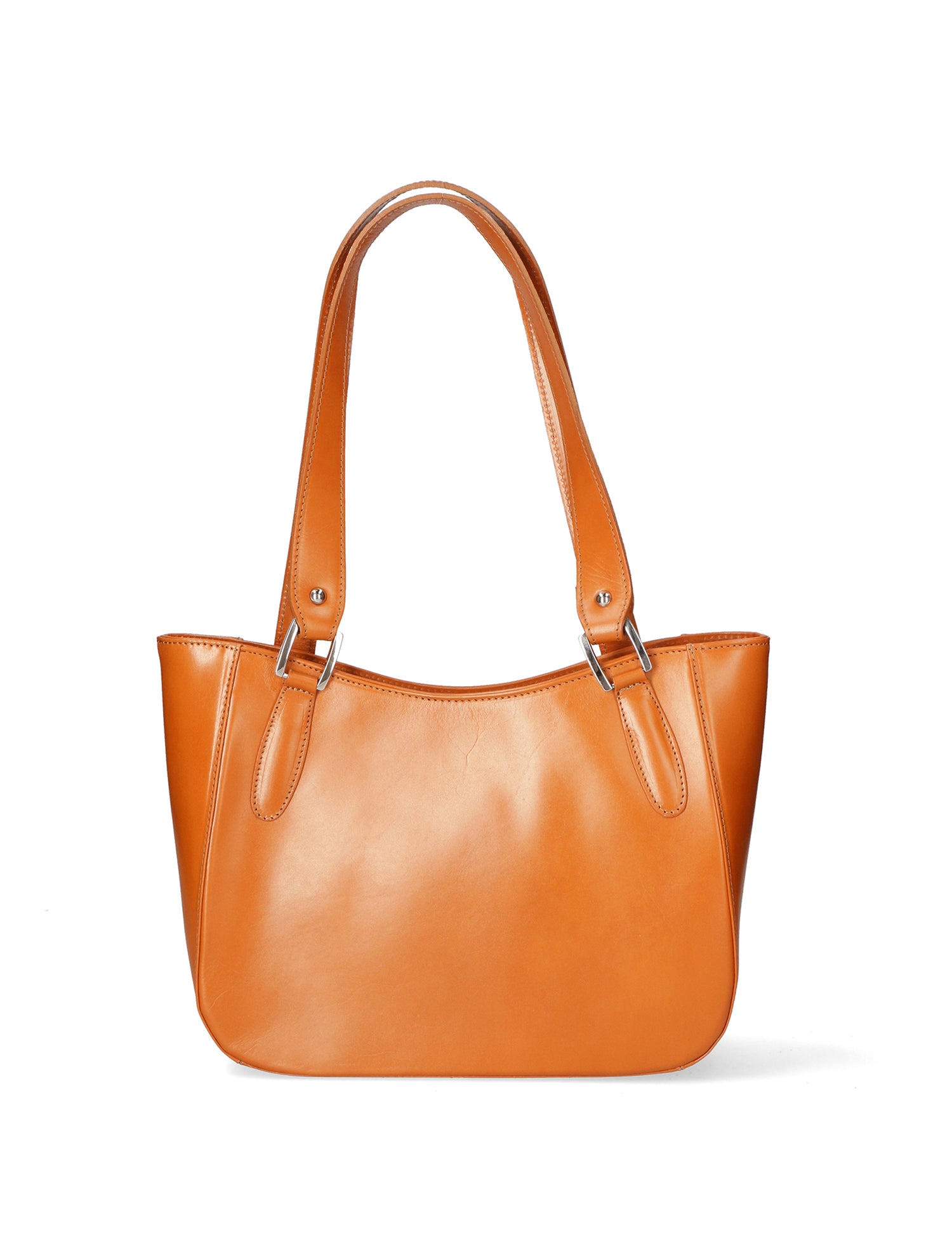 Eva Borsa a spalla da donna Vera pelle 9024-CUOIO COGNAC Gave Lux