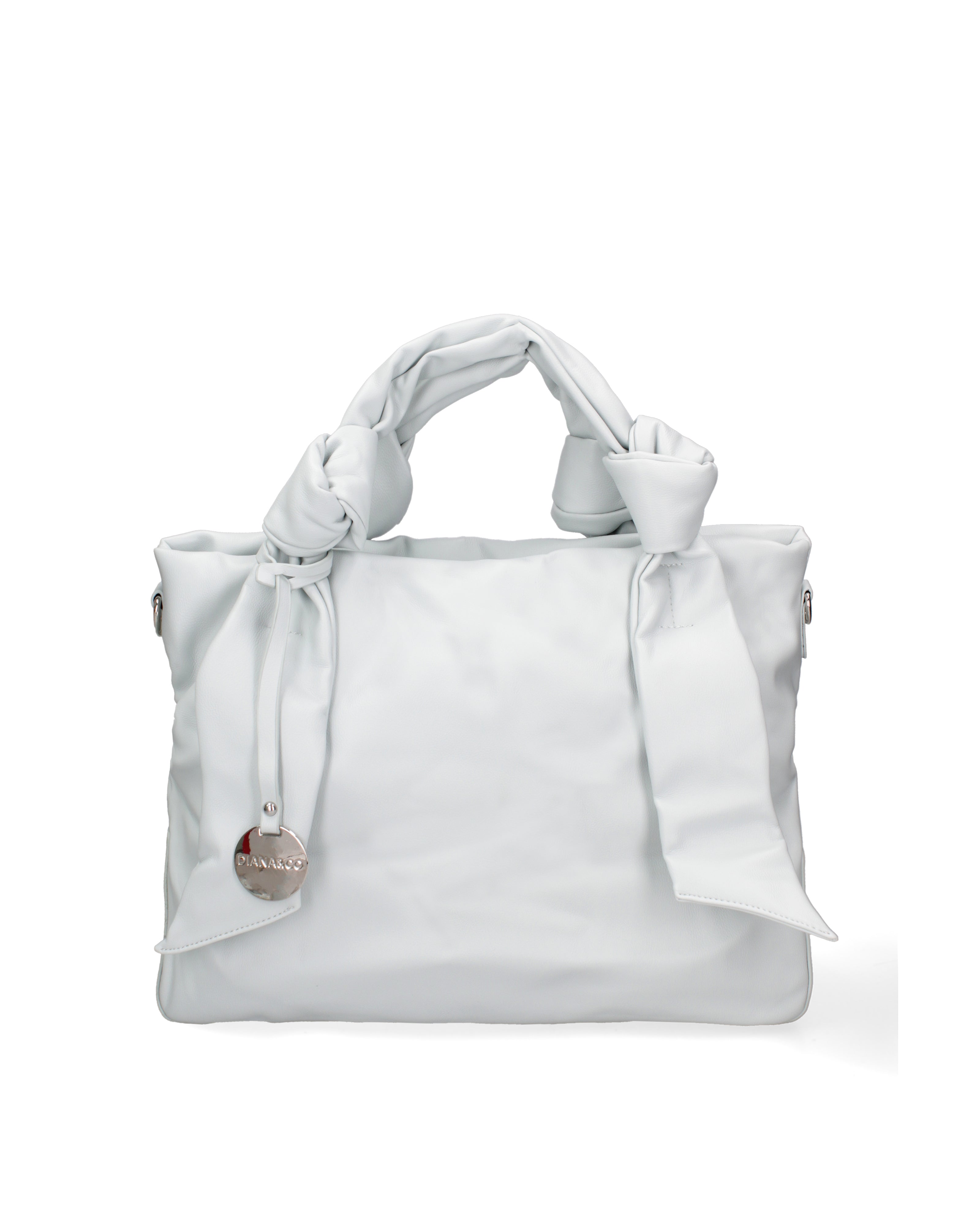 Borsa Shopper da donna Ecopelle DC3102-4-LIGHTBLUE Diana&co