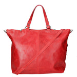 Elisamaria Borsa a spalla da donna Vera pelle 80055-ROSSO Gave Lux