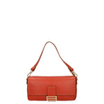 Wally Borsa a spalla da donna Vera pelle 06869-D61 MATTONE Gave Lux