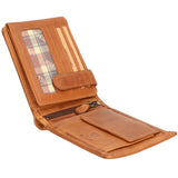 Portafoglio uomo in vera pelle RFID HILB-6404EAGLE-CUOIO Hill Burry