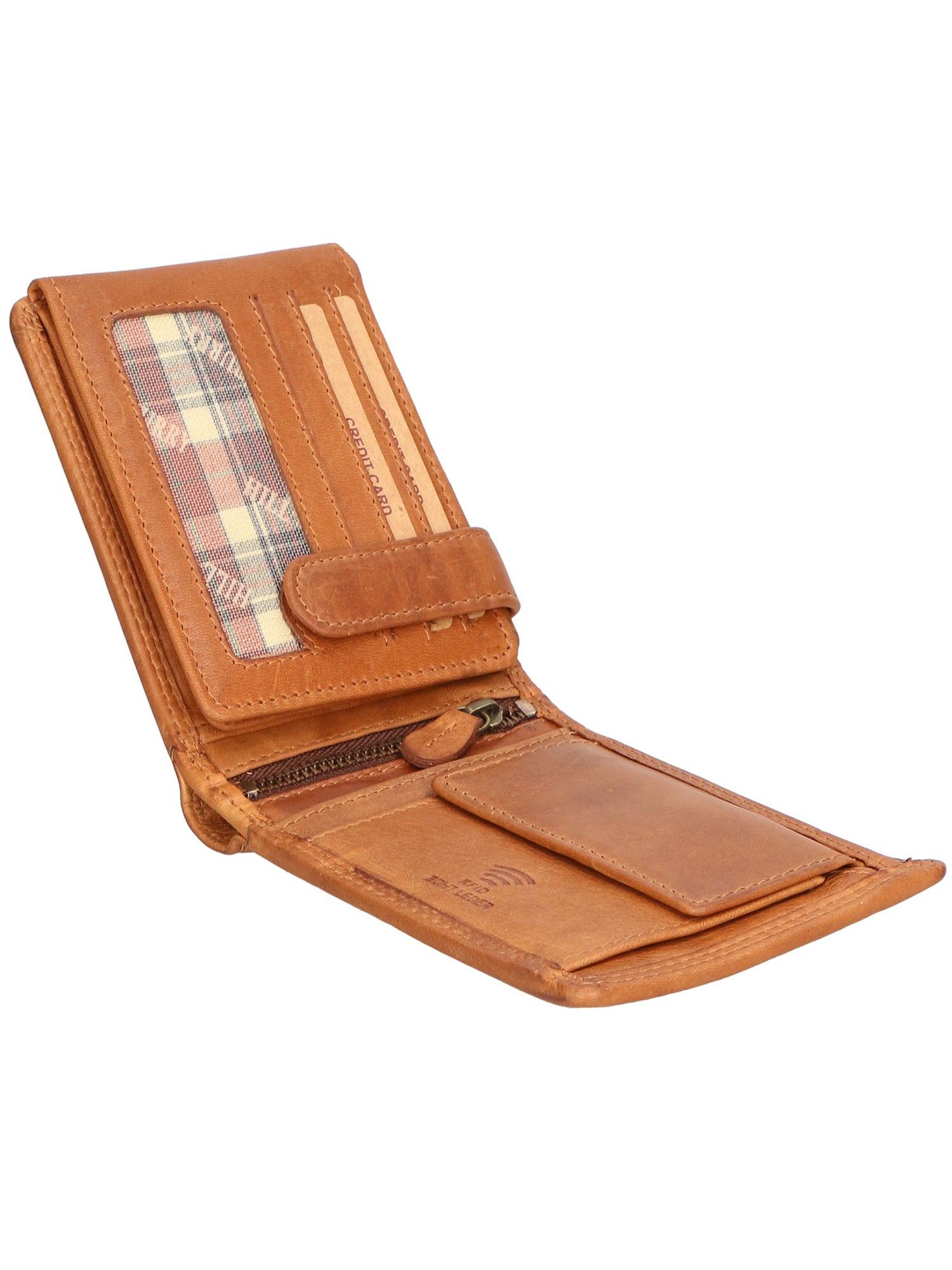 Portafoglio uomo in vera pelle RFID HILB-6404EAGLE-CUOIO Hill Burry