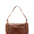 Borsa da viaggio unisex in vera pelle 100% cotone 4037-MARRONE Alessia Firenze