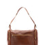 Borsa da viaggio unisex in vera pelle 100% cotone 4037-MARRONE Alessia Firenze