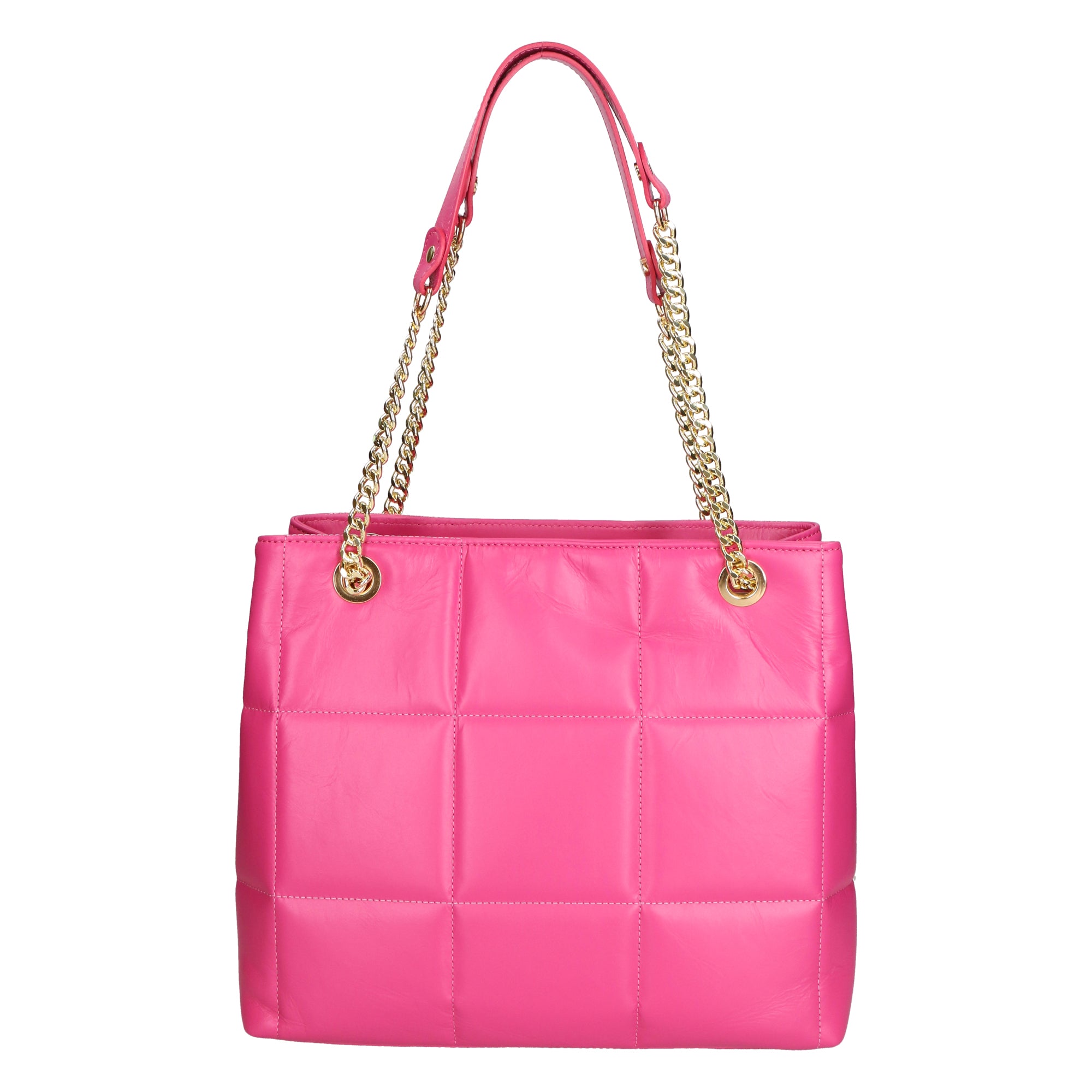 Isabella Borsa a mano da donna Vera pelle 06217-S02 FUXIA Gave Lux
