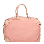Borsa a mano da donna 100% pelle MYB-7014-SS-PEONIA G1+P726 ROSA My Best Bag