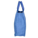 Borsa a mano da donna Misto pelle e tessuto MYB-05117-SS-530+S22 BLUETTE My Best Bag