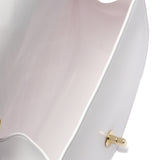 Borsa a mano da donna 100% PVC FLAT ZOE-OFF BLANC + LIGHT GOLD Marc Ellis