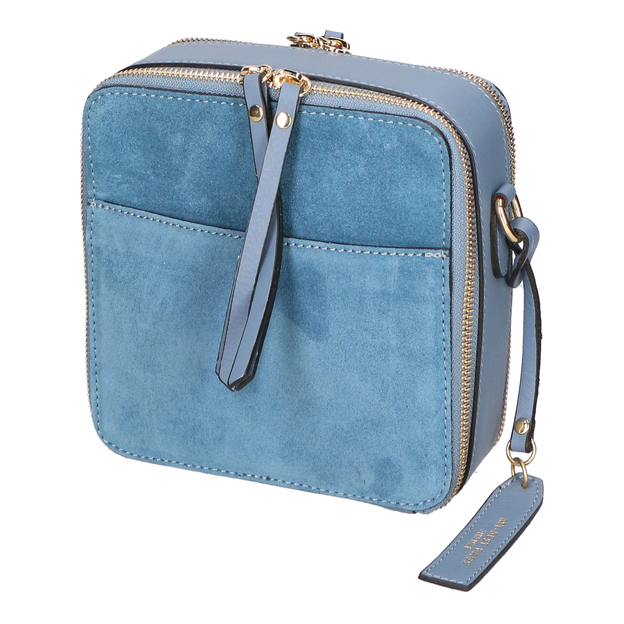 Borsa a tracolla da donna Vera pelle MYB-6020-FW-07012 CARTA ZUCCHERO My Best Bag