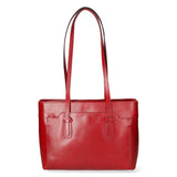 Flora Borsa a spalla da donna Vera pelle 9118-ROSSO RED Gave Lux