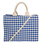 Alicia Borsa a spalla da donna Cotone e pelle 05086-22 BLU ELETTRICO Gave Lux