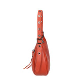 Loredana Borsa a spalla da donna Vera pelle 06548-MATTONE Gave Lux