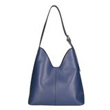 Lucetta Borsa a spalla da donna Vera pelle 04513-BLU JEANS D24 Gave Lux