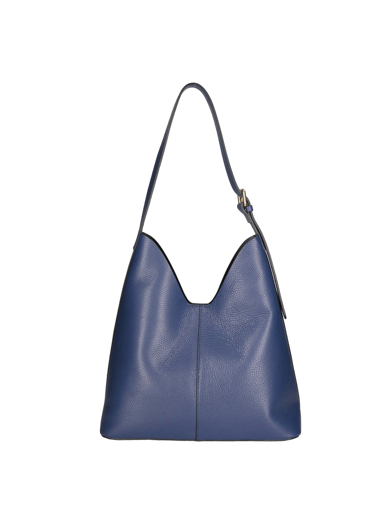 Lucetta Borsa a spalla da donna Vera pelle 04513-BLU JEANS D24 Gave Lux