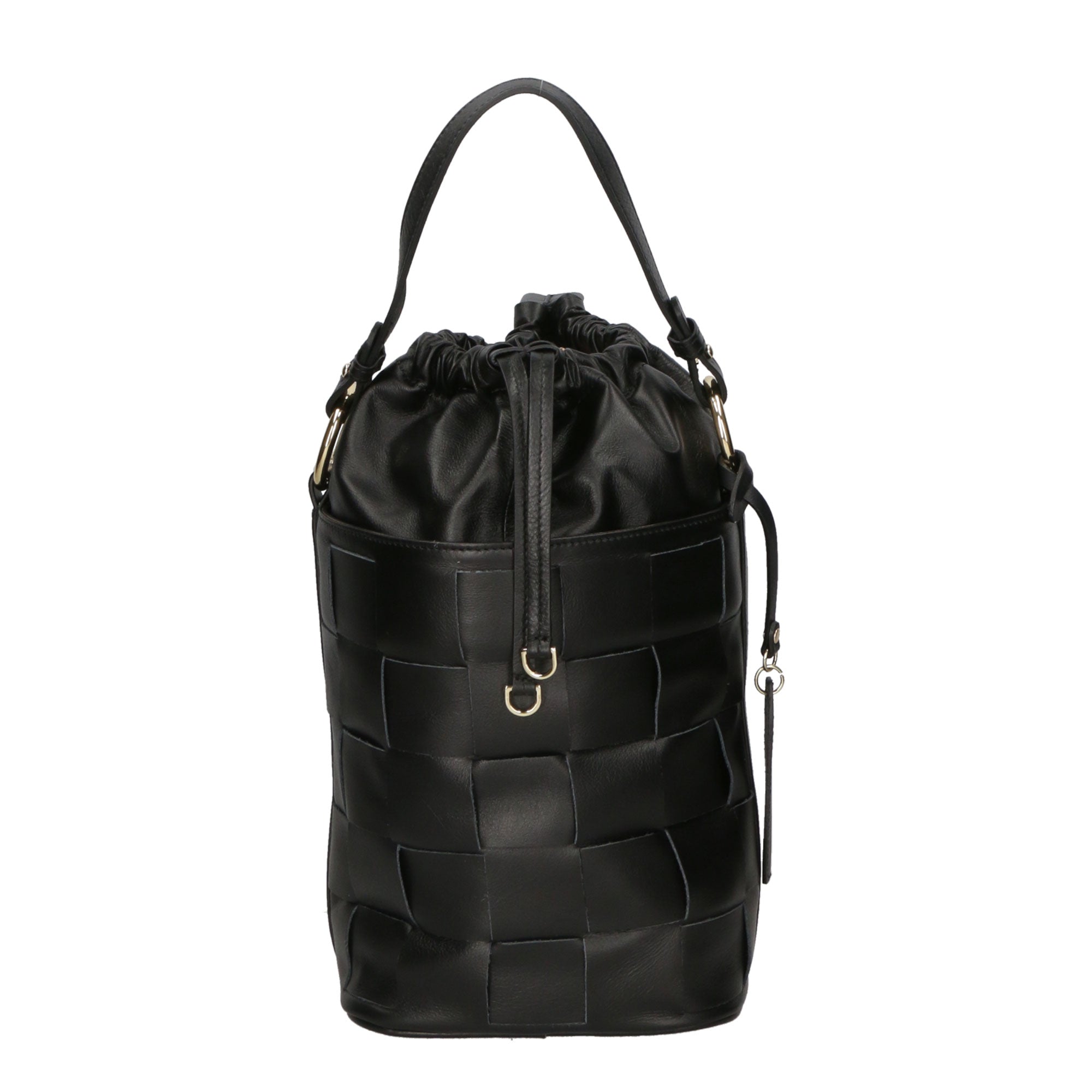 Borsa a mano da donna 100% pelle MYB-8010-FW-NERO BLACK My Best Bag