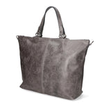 Elisamaria Borsa a spalla da donna Vera pelle 80055-GRIGIO Gave Lux