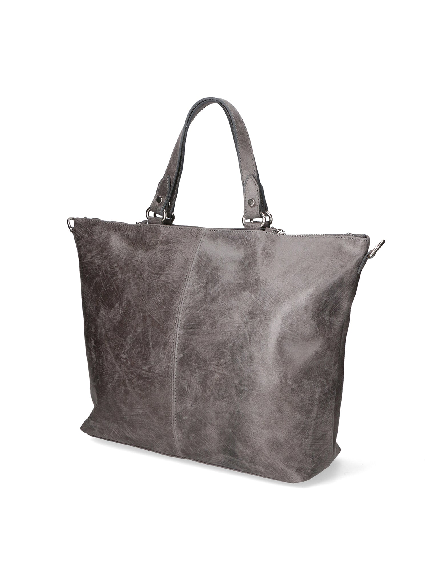 Elisamaria Borsa a spalla da donna Vera pelle 80055-GRIGIO Gave Lux