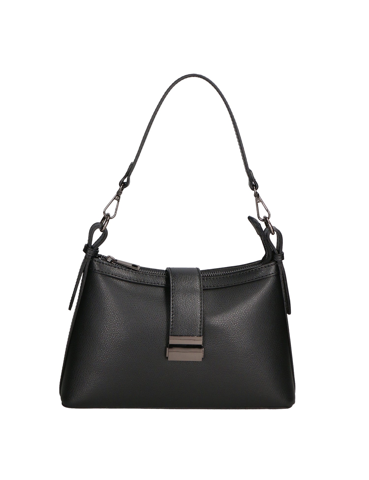 Aurelia Borsa a spalla da donna Vera pelle 05694-NERO Gave Lux