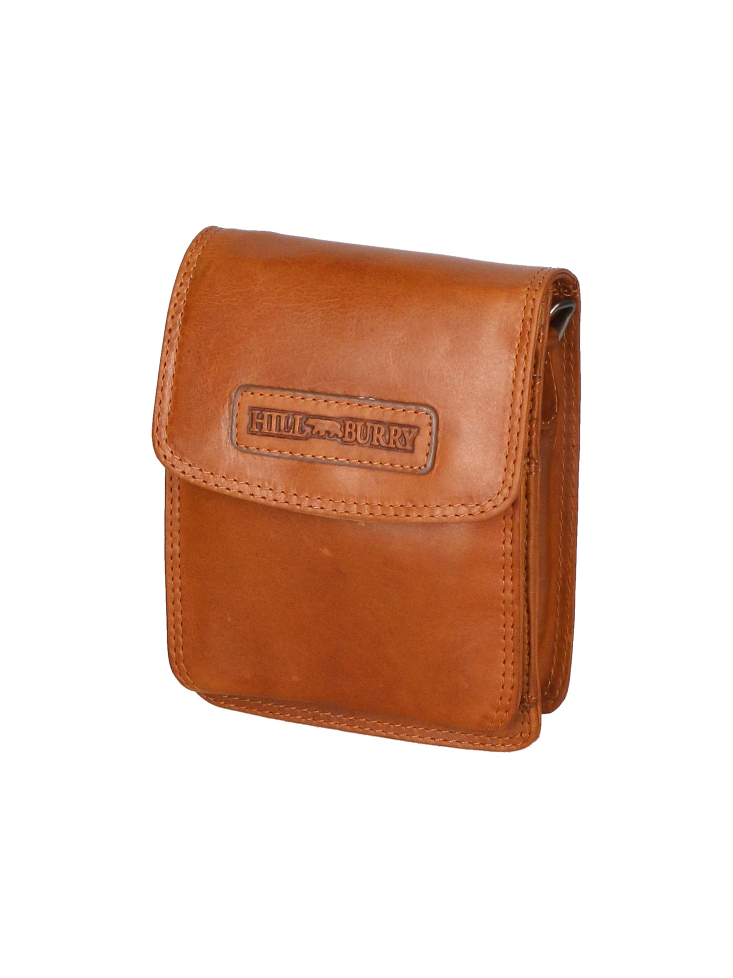 Marsupio da uomo in vera pelle RFID HILB-3171-COGNAC CUOIO Hill Burry