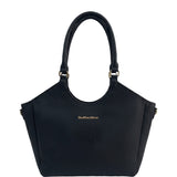 Borsa a Spalla in Pvc Nero