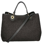 Borsa a mano da donna Paglia & Pelle MYB-05168-SS-13+D28 NERO My Best Bag