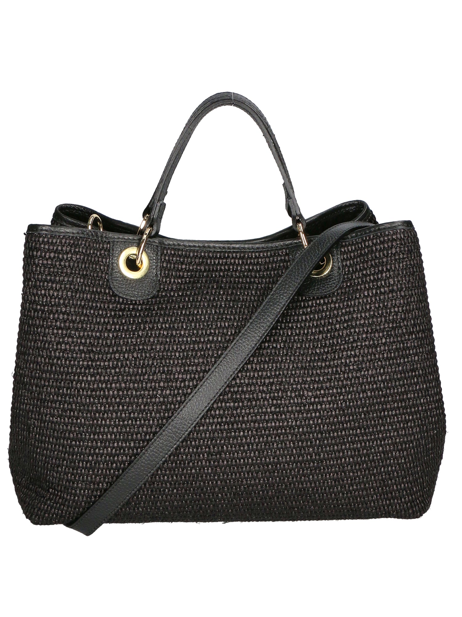 Borsa a mano da donna Paglia & Pelle MYB-05168-SS-13+D28 NERO My Best Bag