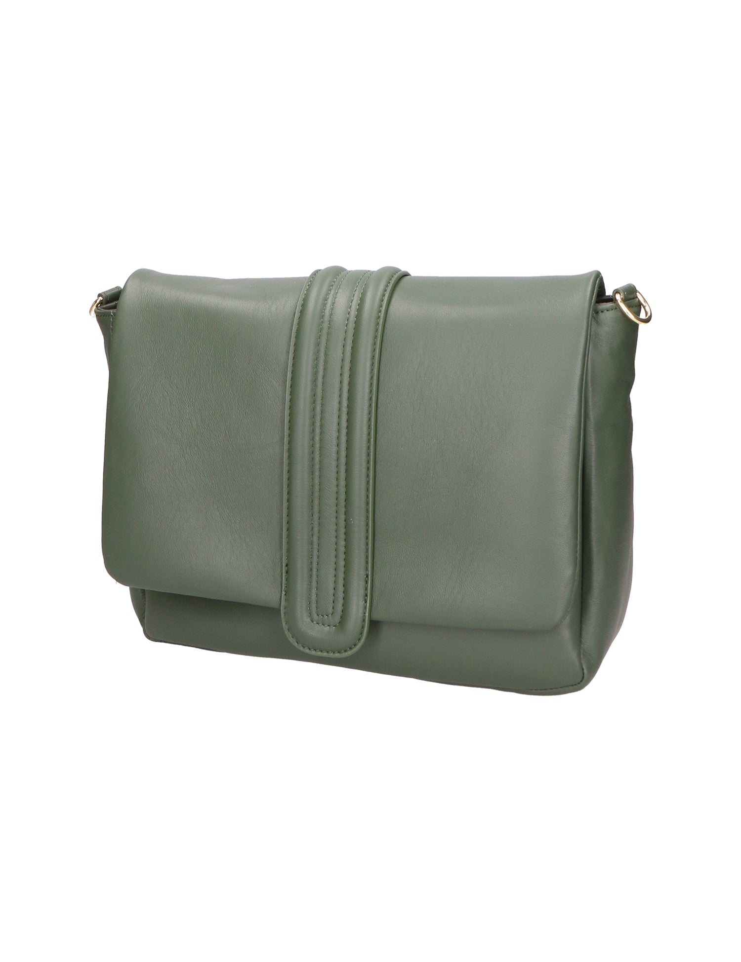 Wanda Borsa a tracolla da donna Vera pelle 06497-S14 VERDE SCURO Gave Lux