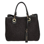 Borsa a mano da donna Paglia & Pelle MYB-05167-SS-12+D28 NERO My Best Bag